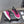 Chanel 25 Sneaker Pink White Black Suede 540278