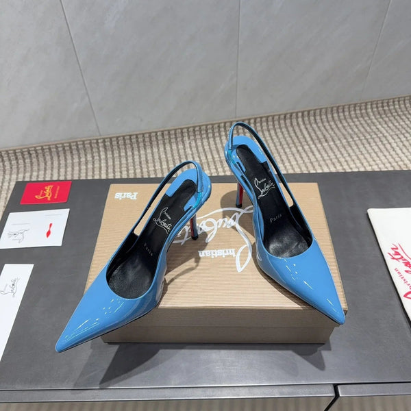 CL 26SS Slingback 100 Blue Patent Leather 613986