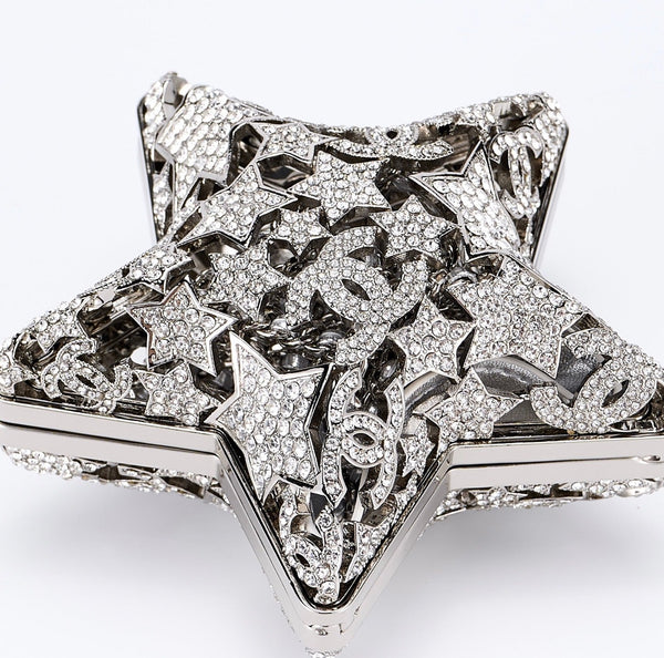 CC 25A Metier's d'Art Star Minaudiere Strass Crystals Clutch Bag