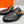 HM Men's Colette Mule Black Calfskin 640283