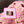 cc coco beach bag 51cm pink raffia