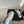 Pointed Toe Mary Jane Shoes Silver Mix Black Lambskin