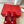 VLOGO LOCKER MARY-JANE BALLERINA IN CRIMSON RED CALFSKIN