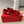 VLOGO LOCKER MARY-JANE BALLERINA IN CRIMSON RED CALFSKIN