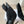 KNIFE CHEMISE HIGH PUMPS IN BLACK COTTON AND CALFSKIN