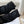 KNIFE CHEMISE HIGH PUMPS IN BLACK COTTON AND CALFSKIN