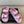 DAD SANDAL IN BRIGHT PINK FABRIC WITH SEQUINS