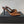 SL Babylone Sandal Heeled 10cm Brown Patent Calfskin