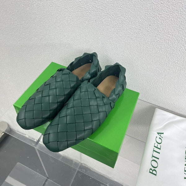 Bottega Veneta Intrecciato Green Lambskin 972905