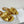 alaia sandal mule flower gold metalic lambskin