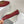 ALAIA BALLET FLAT IN BURGUNDY RED MESH LAMBSKIN