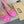 GG WOMEN'S HORSEBIT SLINGBACK 95MM IN FUSICA PINK CALFSKIN WITH RHINSTONES