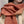 Scarf 200 CM In Brown Orange Cashmere