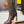 FENDI knee boots high heel monogram brown cowhide 521218