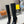 FENDI knee boots high heel black cowhide 521212