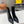 FENDI First Wedge Boots Black Sheepskin 521226