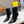 FENDI First Wedge Boots Black Sheepskin 521226