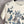 CD Butterfly T-shirt White mix Blue Cotton Linen