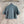Fendi Old flower denim jacket Blue Gray Cotton Linen