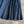 CD Single-breasted Long Umbrella Skirt Blue Cotton
