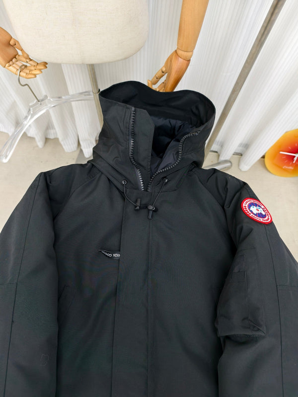 C. Goose Bomber Jacket Black Polyester 311166