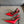 HIGH SANDAL ATTACHED GEM IN RED GLOSSY CALFSKIN