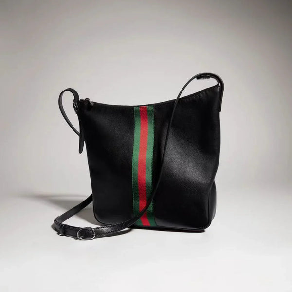 GG 2026 Lunetta Crossbody Bag 26cm Black Calfskin