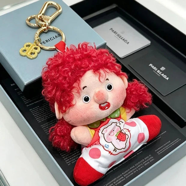 BLC Cute Red-haired Curly Doll Charm