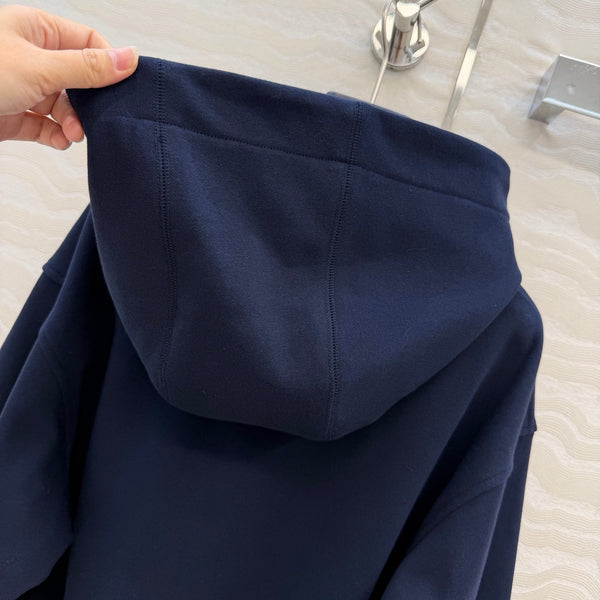 HM 26s Hoodie Sweatpants Set Navy Blue Cotton Blend 429432