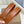 MEDIUM TRIOMPHE BELT 25MM BRONZE BROWN LEATHER SILVER HARDWARE