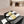 mule sandal striped yellow white canvas calfskin