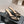 mule sandal 75 black fabric dark beige calfskin