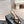 mule sandal 75 black fabric dark beige calfskin