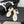 CC 25 Bow Attached Sandals Black Sheepskin 233419