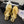 CC 25 Flower Thong Slippers Gold Cowhide 233416