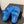 CC 25 Dad Sandal Mule Blue Calfskin