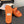 CC 25 Dad Sandal Mule Orange Calfskin