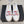 CC Loafer In White Canvas With Colorful Logo