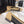 CC 25 Ballet Flat Beige Black Raffia
