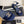CC 25 High Heels 40 Sandals Navy Blue Satin And Sheepskin Square Toe 277711