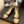 CC 25p Ballet Heel 50mm Black Beige Raffia