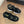 CC Toe Sandals Black Tweed Mix Leather 299540