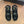 CC Toe Sandals Black Tweed Mix Leather 299540