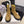 CC 26 Boot With Lug Sole Tan Black Suede Leather 588679