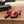 CC 26FW Slingback 7.5cm Black Burgundy Lambskin Patent Leather 676113