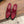 CC 26FW Slingback 7.5cm Red Black Suede Patent Leather 676119