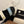 CC Dad Sandals White Black Blue Calfskin 850570