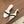 CC 26s High-Heeled Slippers 5cm Cream Leather 850461