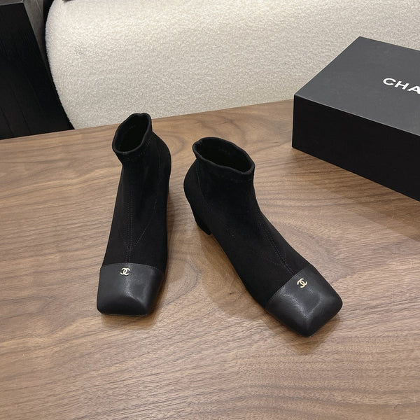 CC 26s Oxford Boots 5.5cm Black Suede 909941