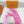 LV 25 Scarf 186CM Pink Wool 293311